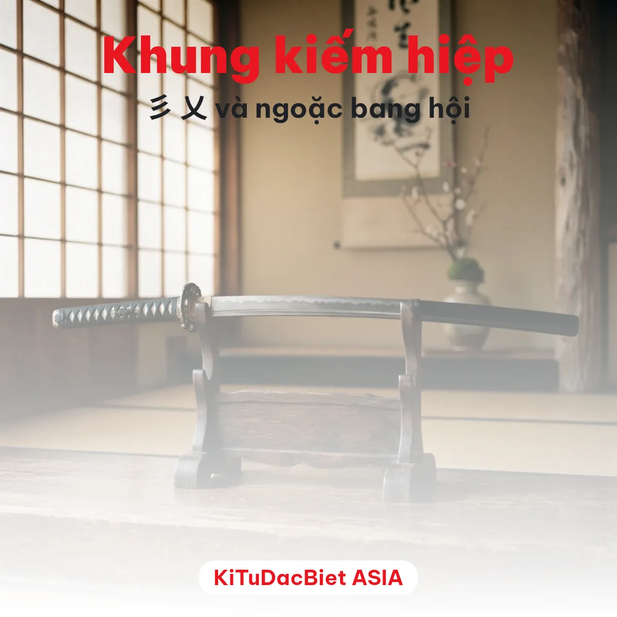 Khung kí tự cho tên Võ Lâm